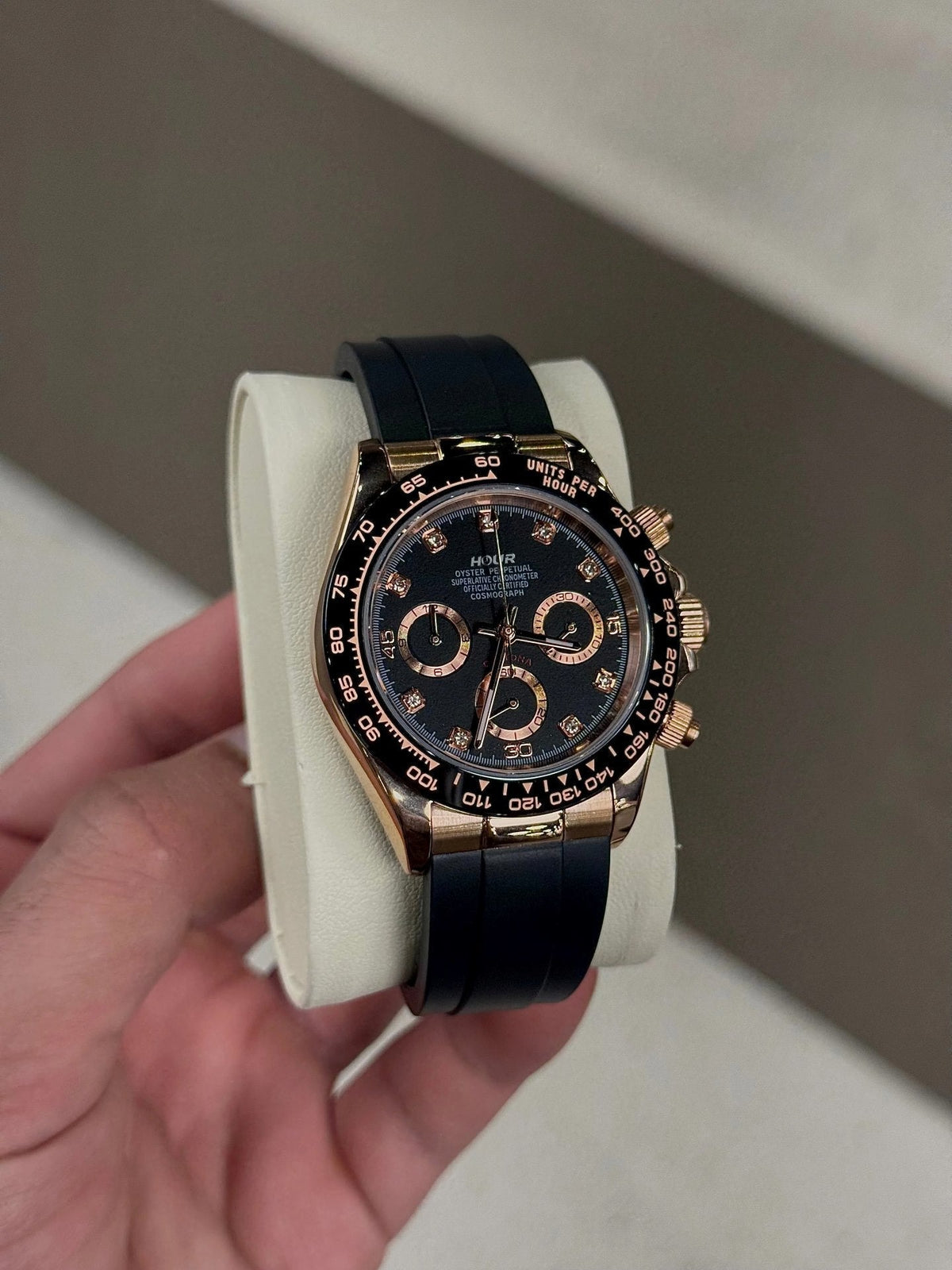 Caramel Diamond Dial