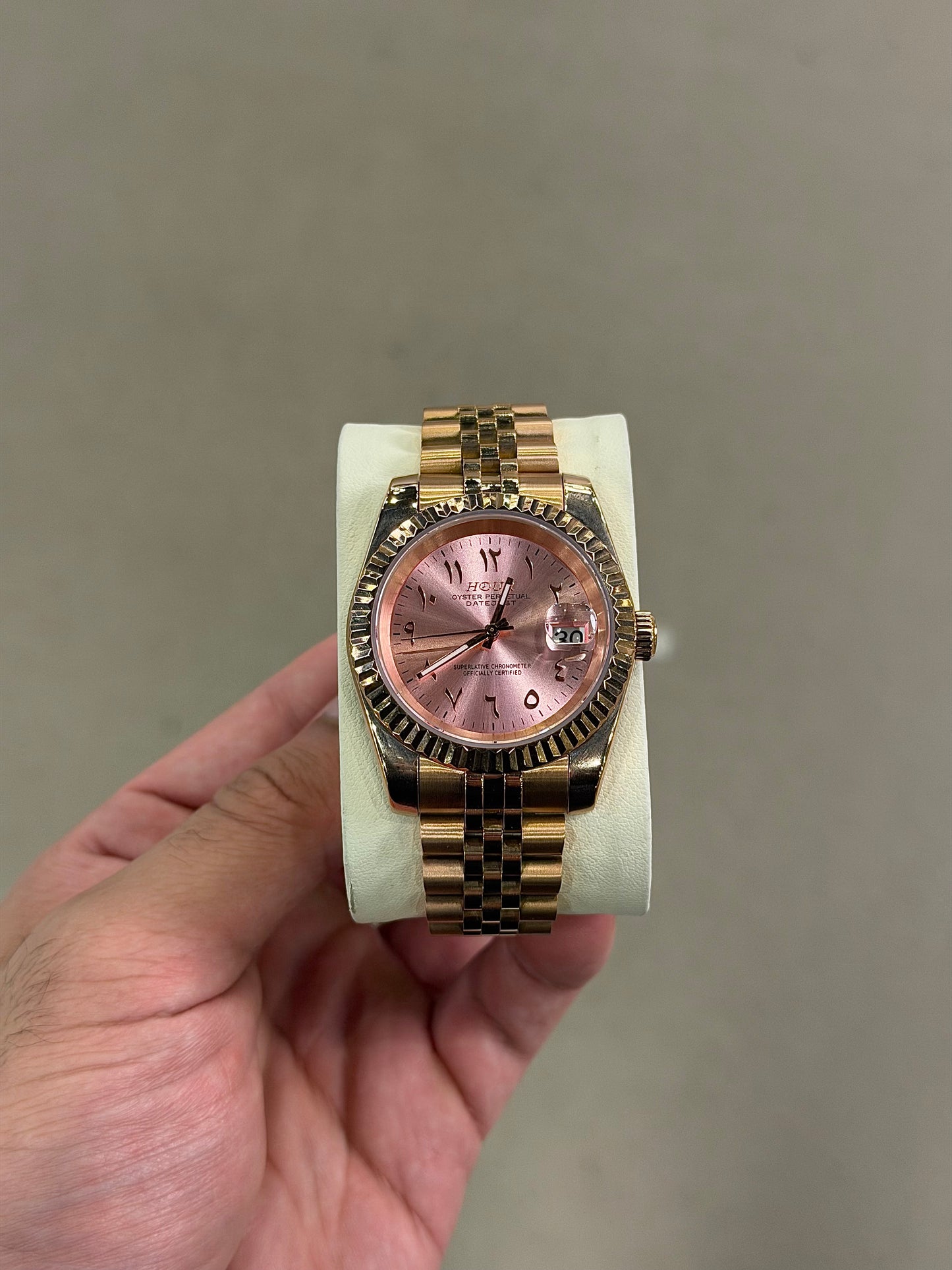Baby Pink Rose Arabic