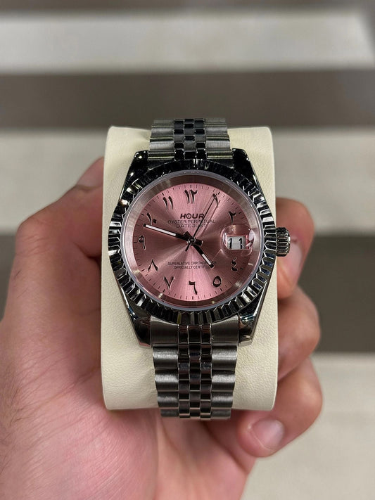 Baby Pink Arabic Dial