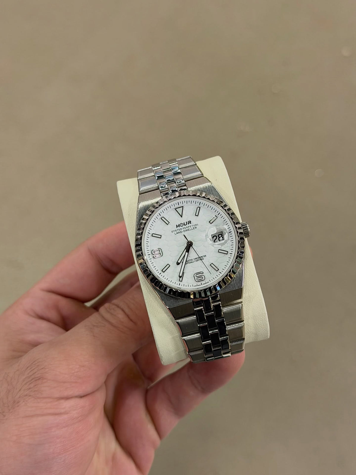 Silver snowfall
